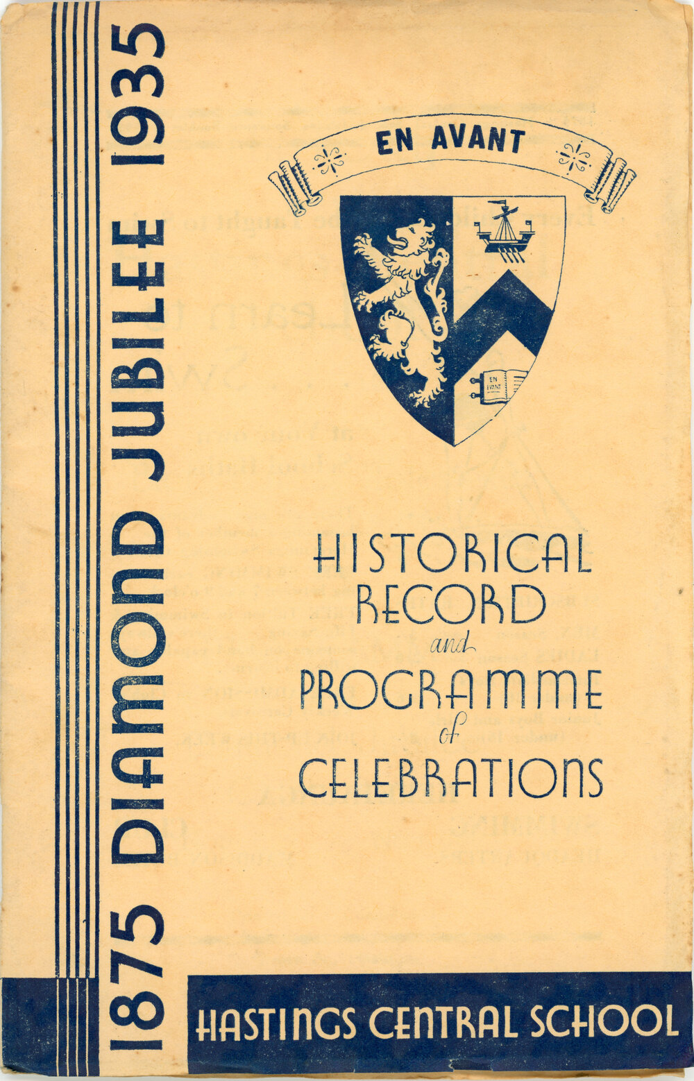 Hastings Central School Diamond Jubilee 