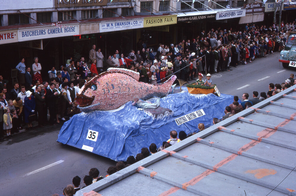 Hastings Skating Club Float - Hastings Blossom Festival 1963
