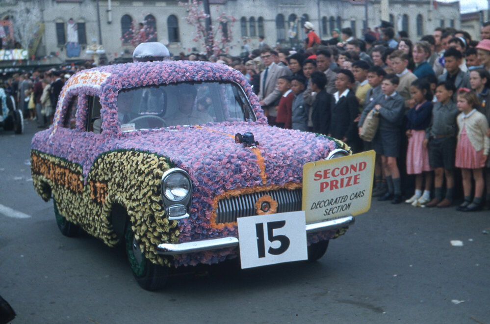 Monarch Motors Decorated Car 1957