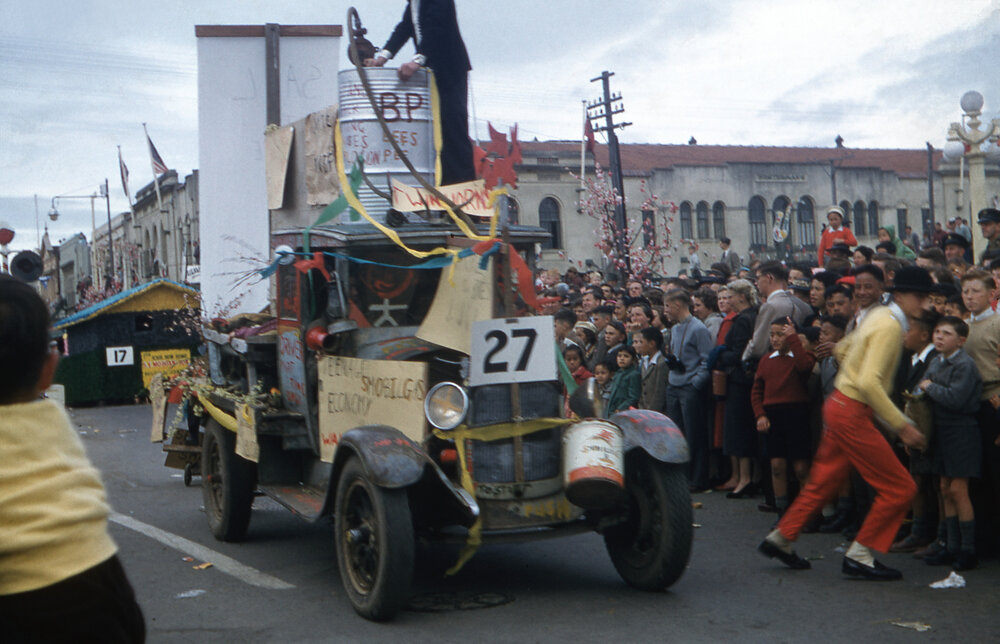 Hastings Blossom Festival Parade 1957