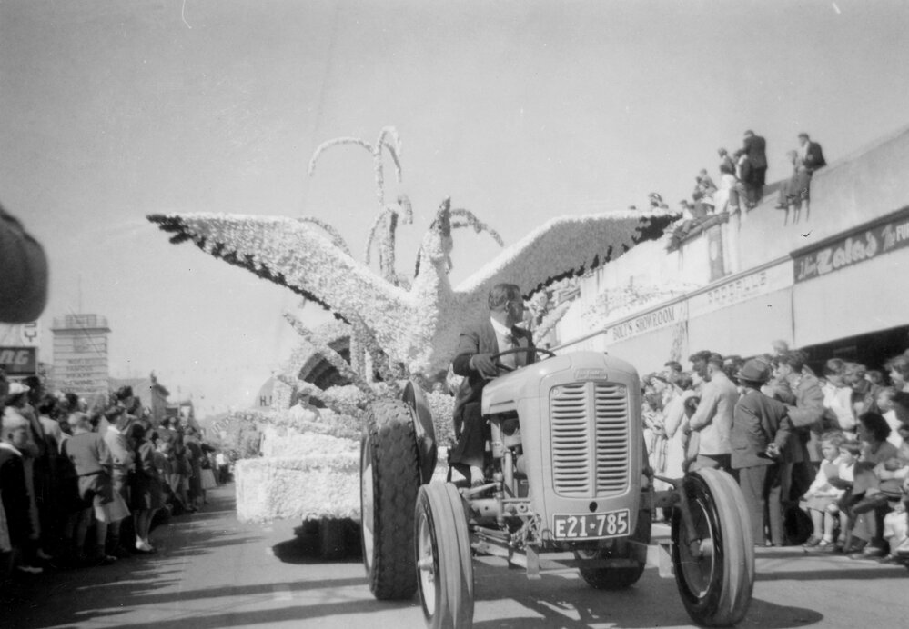 Napier City Float - Blossom Festival Parade 1959