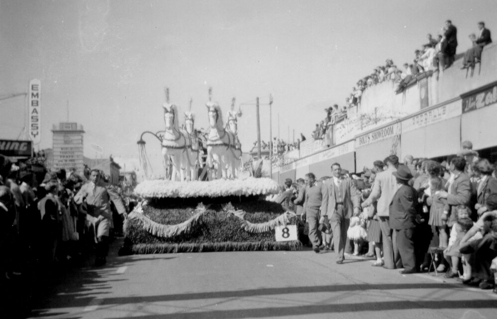 Cinderella Float - Blossom Festival Parade 1959