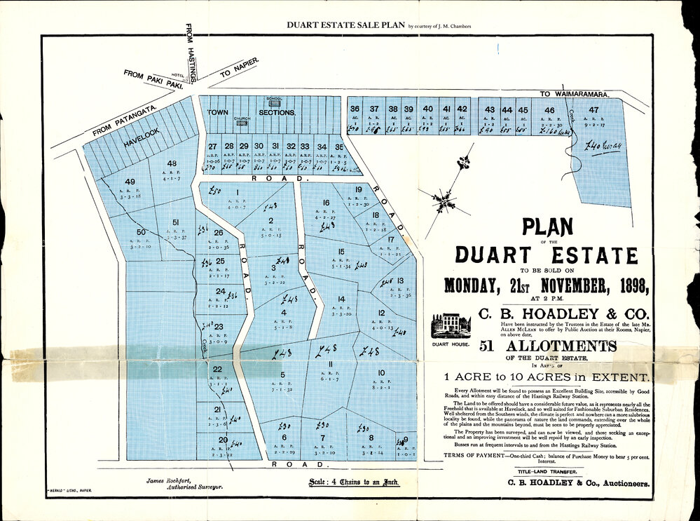 Duart Estate Sale Plan