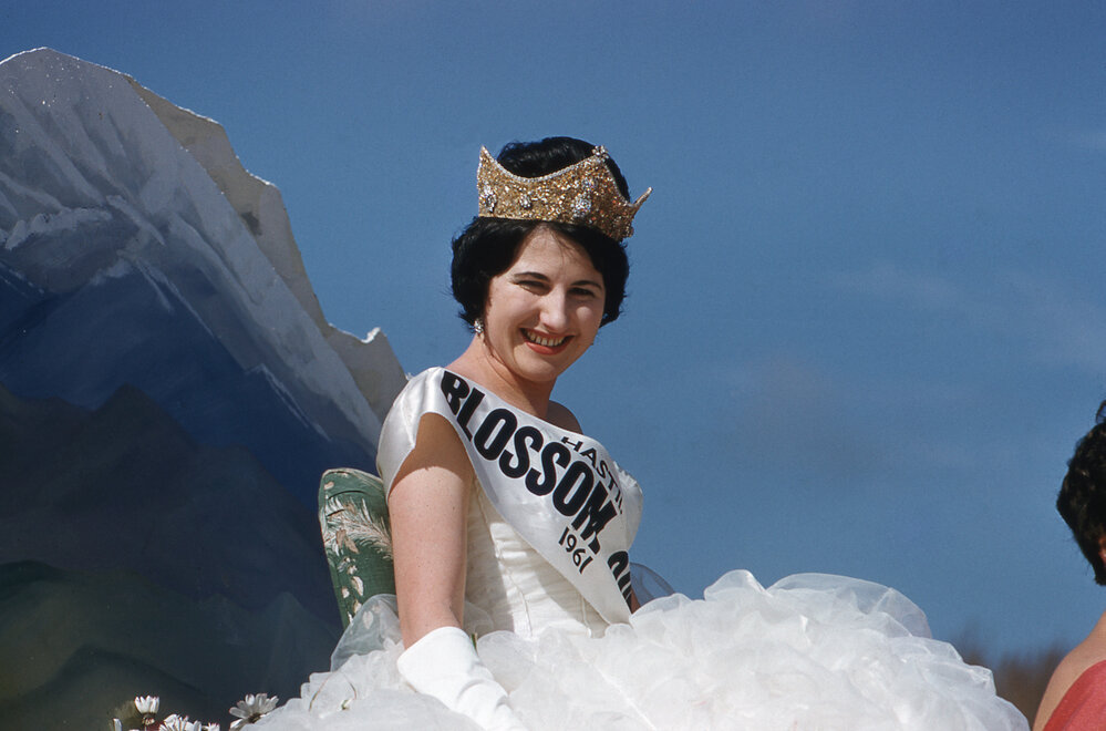 Blossom Queen Colleen Tait 1961