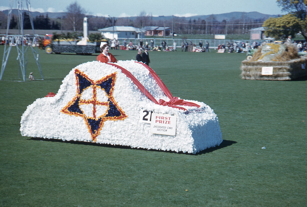 Decorated Car - Hastings Blossom Festival Parade 1959