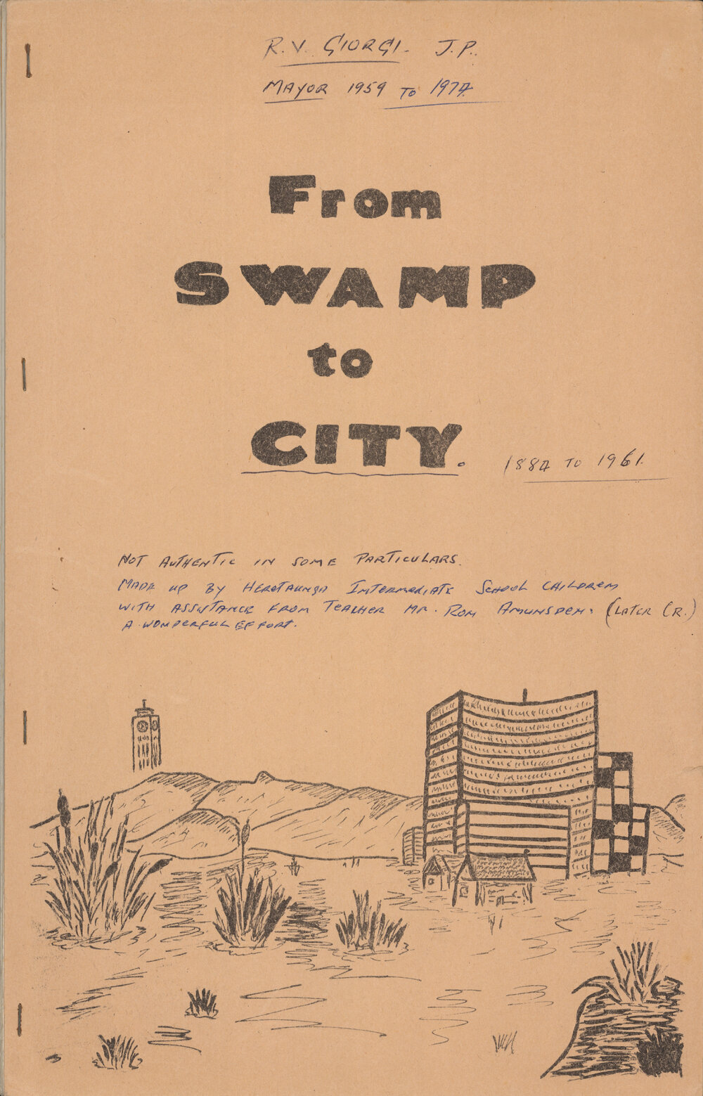 From Swamp to City 1884-1961