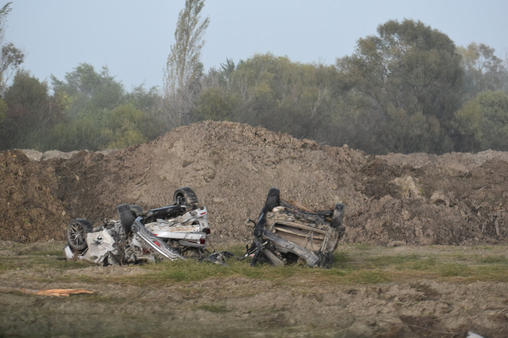 Cyclone Damaged Vehicles