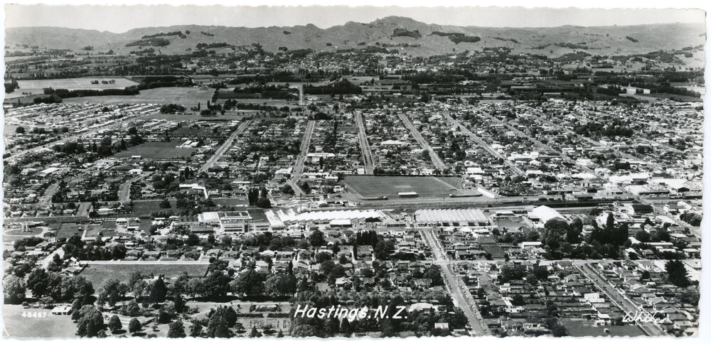 Aerial View of Hastings, New Zealand