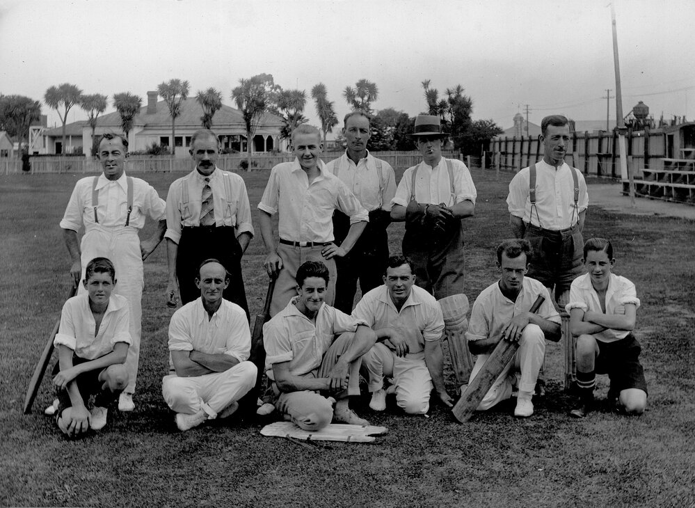 Arthur Lambert with Cricket Team