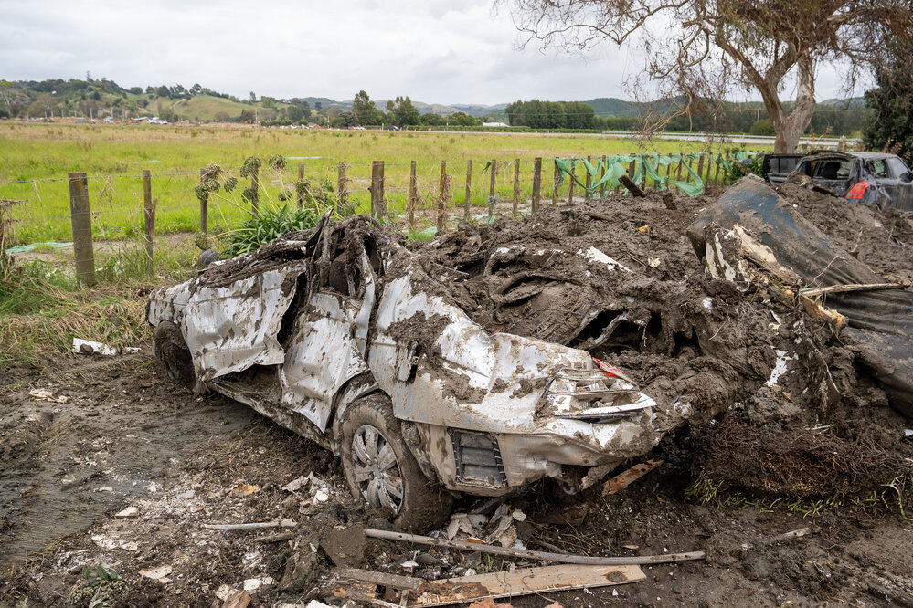 Cyclone Damaged Vehicles