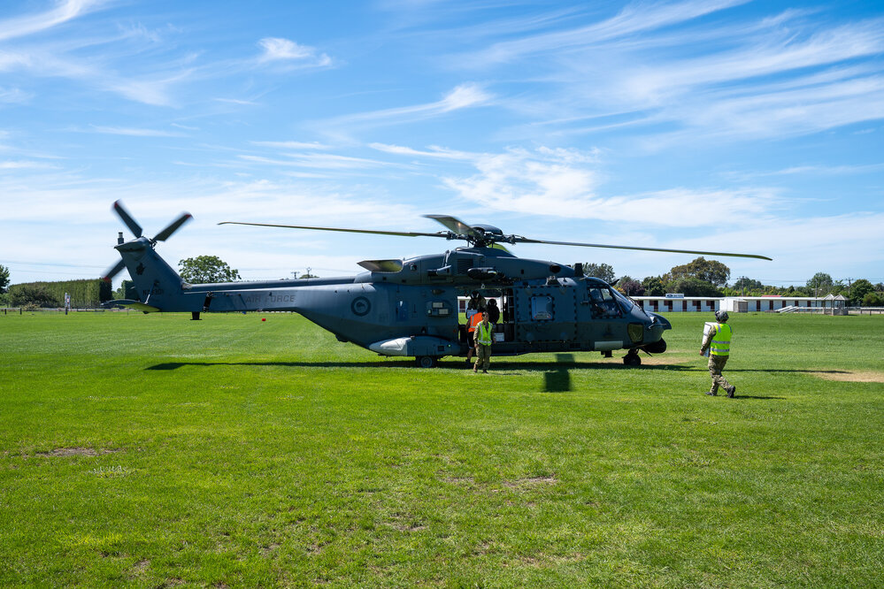 NZ Airforce NH90 Helicopter 