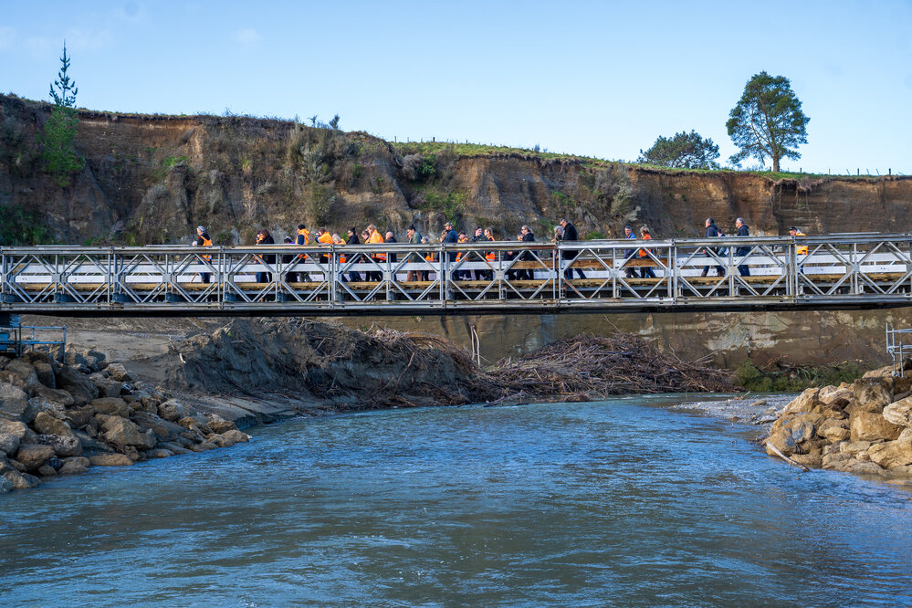 Ellis Wallace Bridge Opening