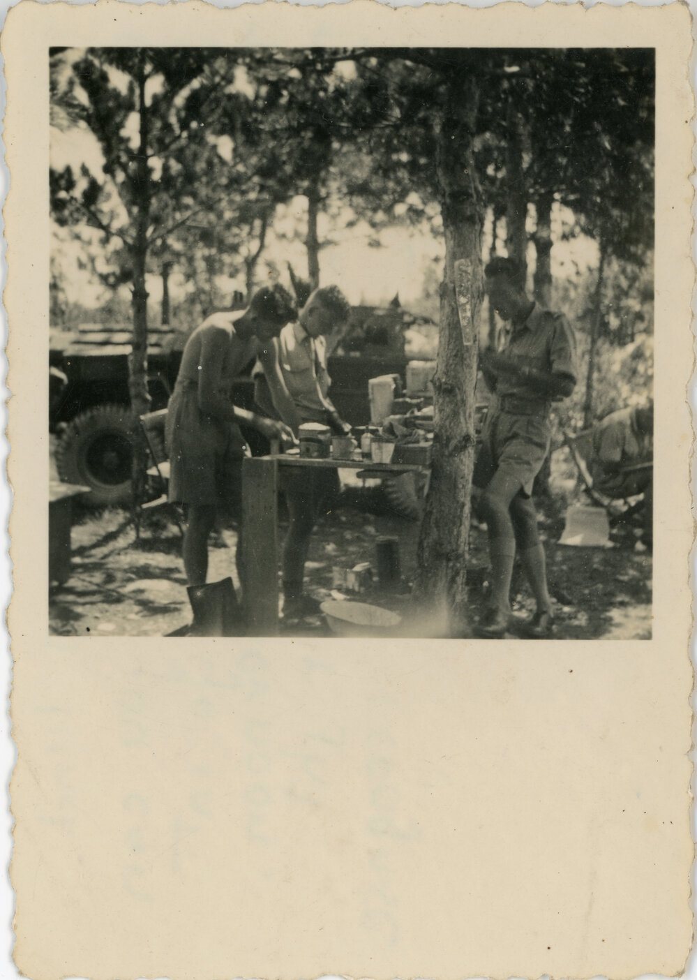Soldiers Preparing Food