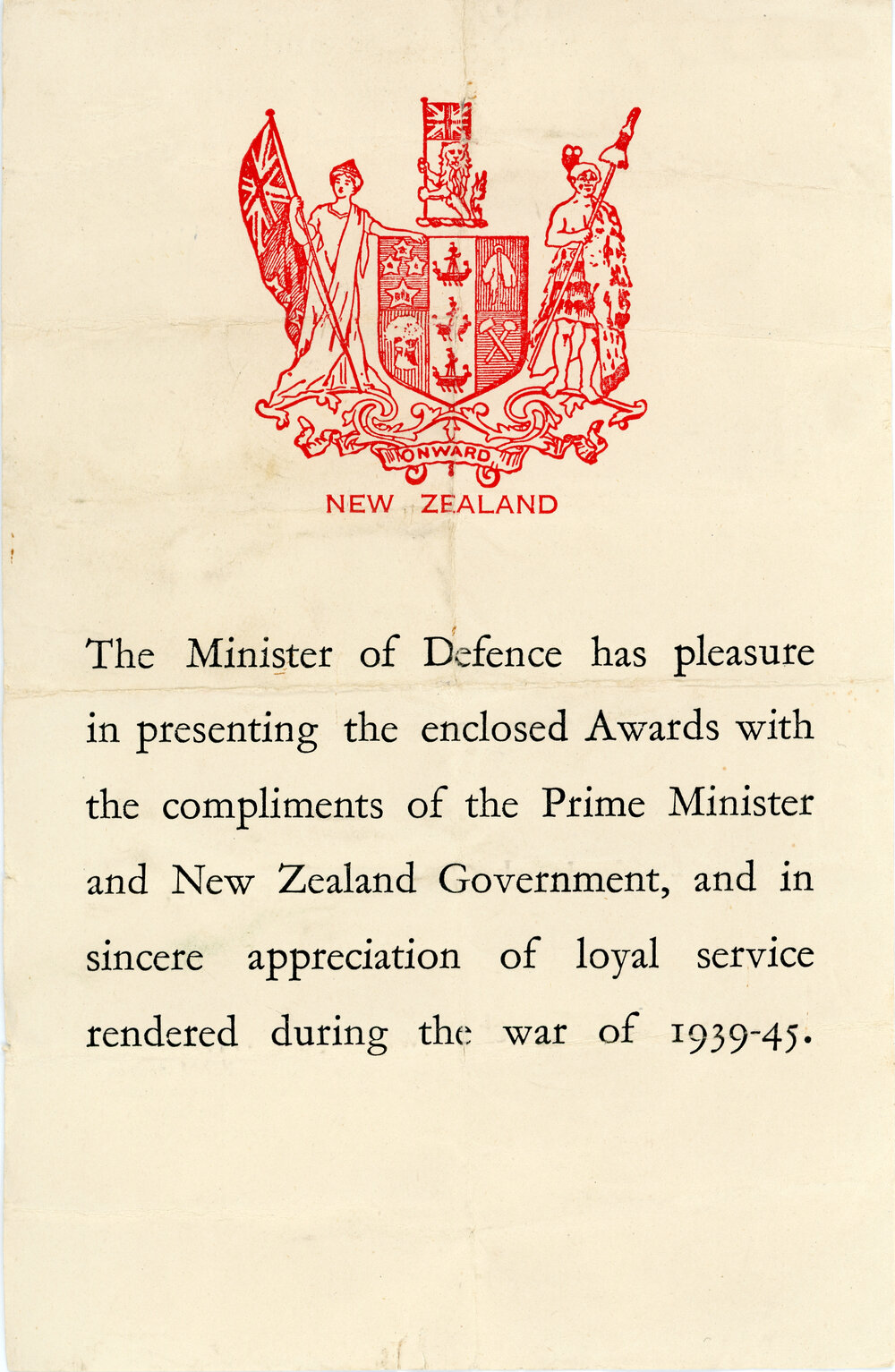 World War Two Awards Table