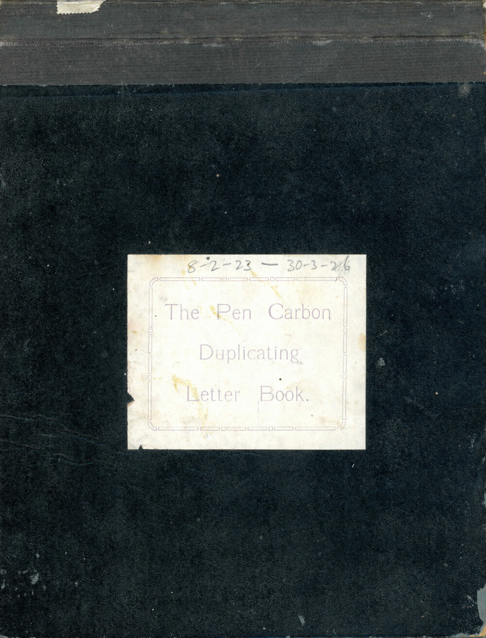 Havelock North Volunteer Fire Brigade Letter book