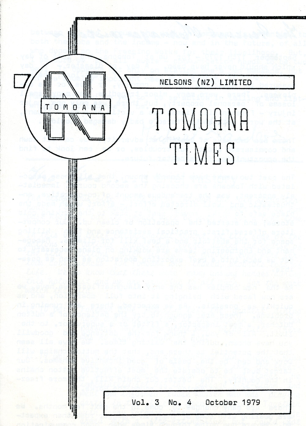 Tomoana Times