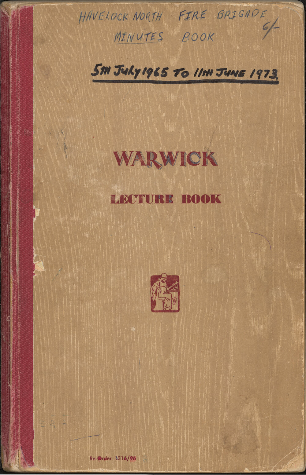 Minute Book 1965 to 1973