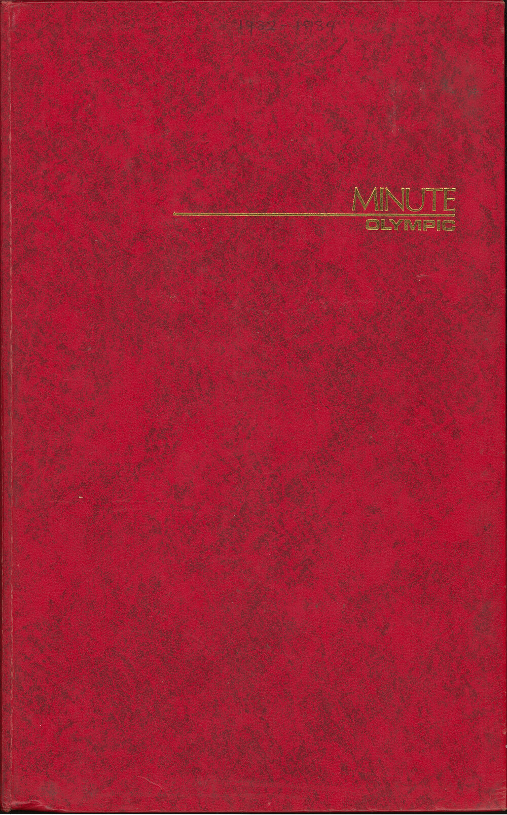 Minute Book 1982 to 1989
