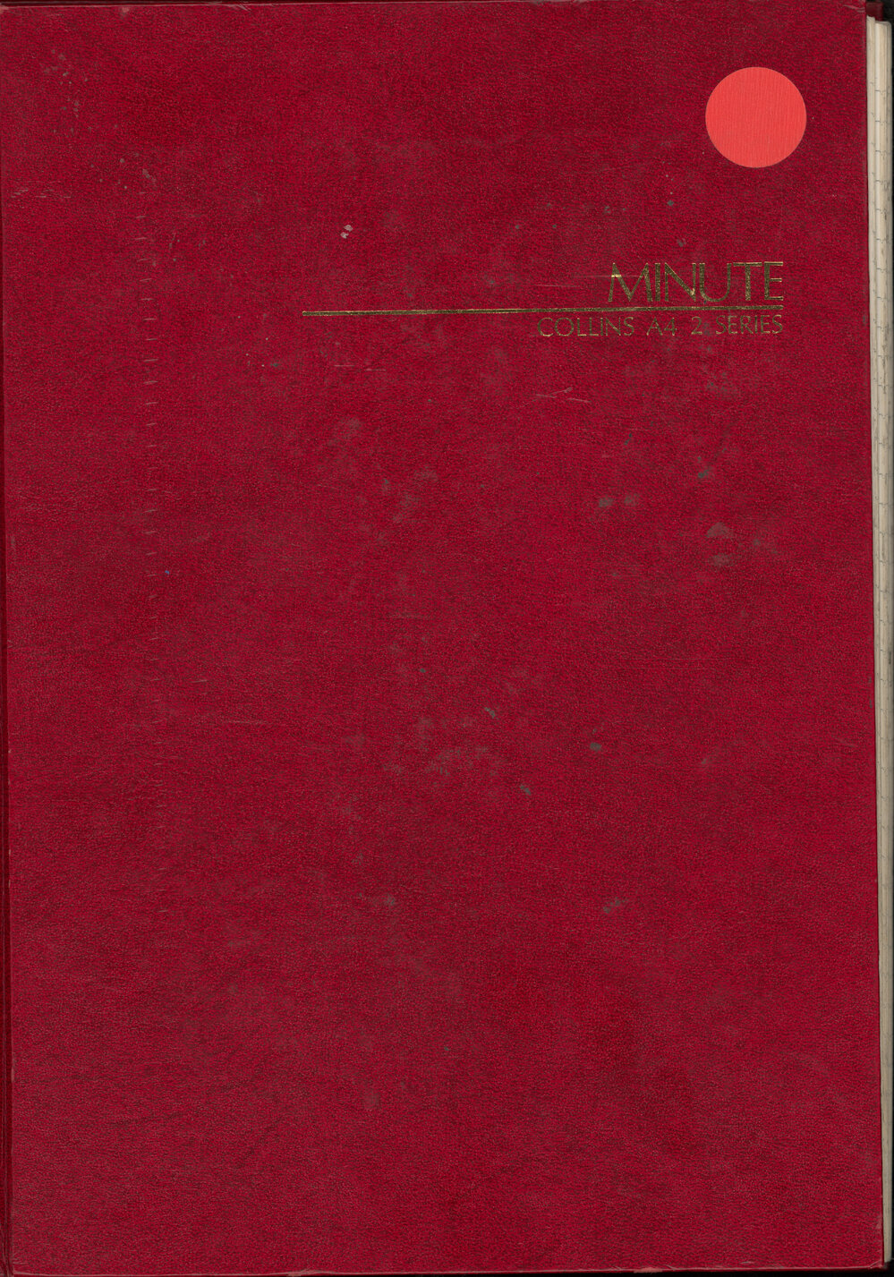 Minute Book 1989 to 1996