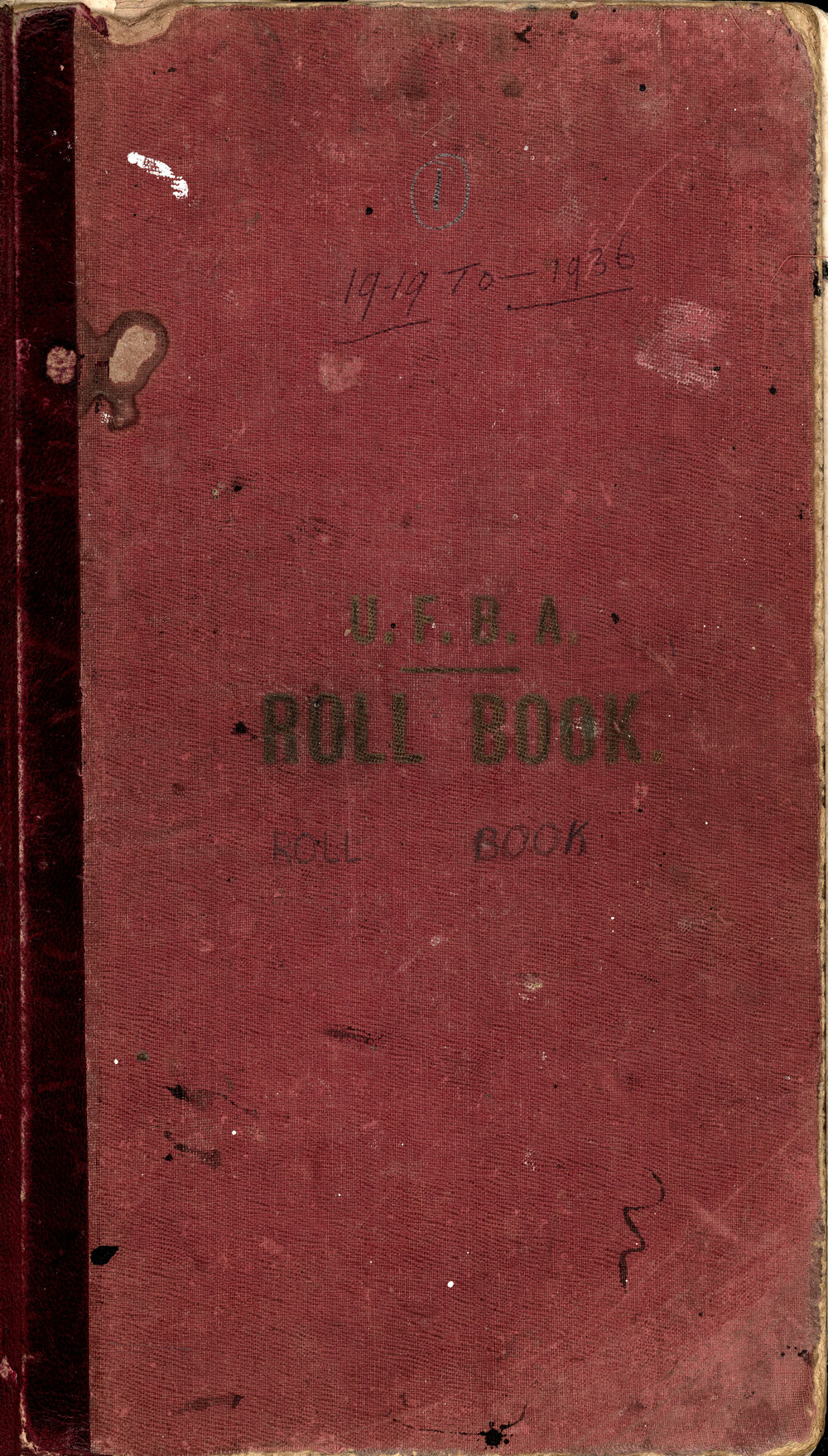 Roll Books 1919 to 1998