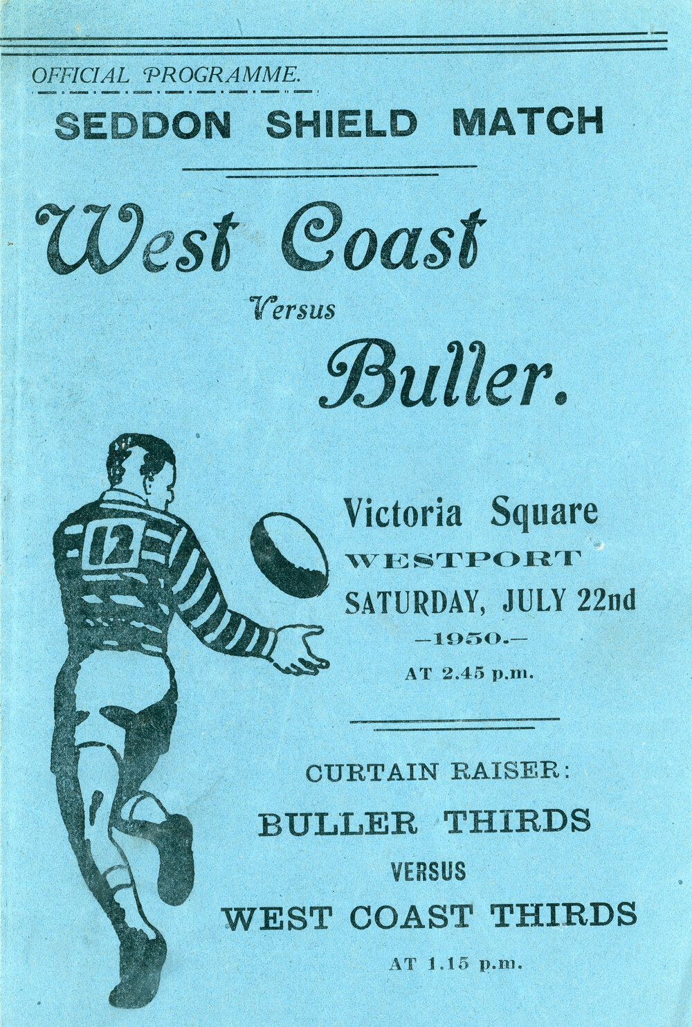 Seddon Shield Programmes