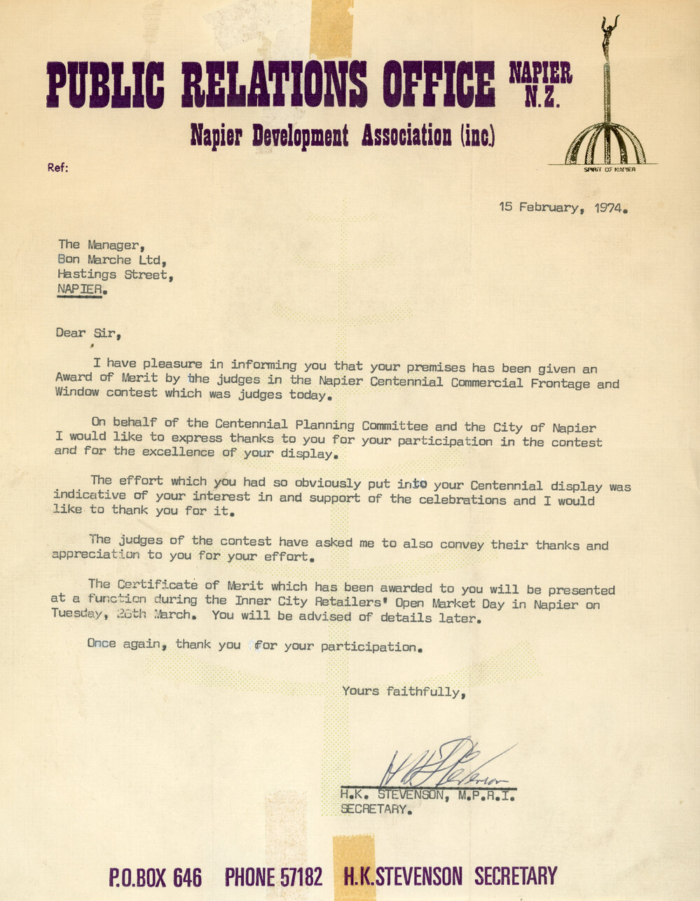 Bon Marche Commercial Window Display