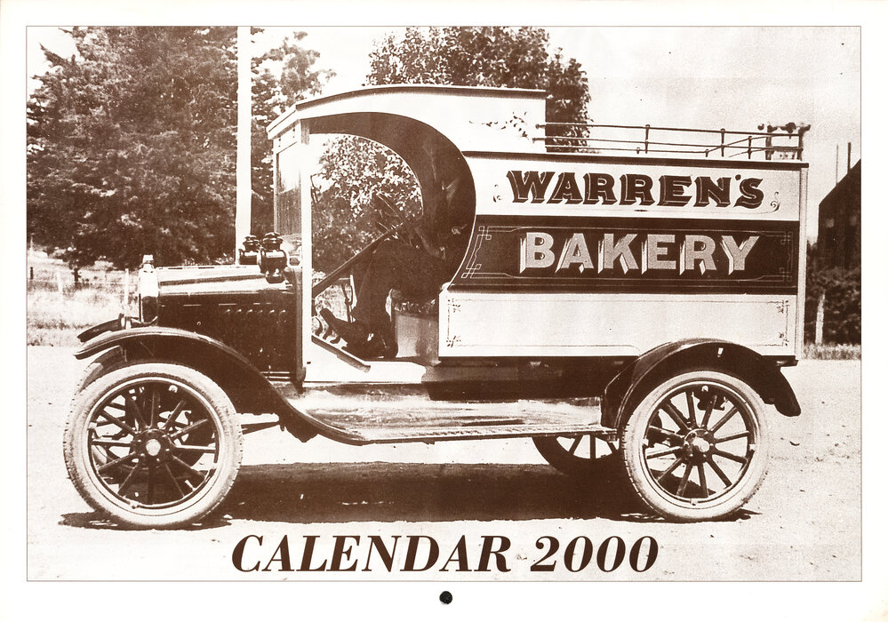 Warren's Bakery Calendar