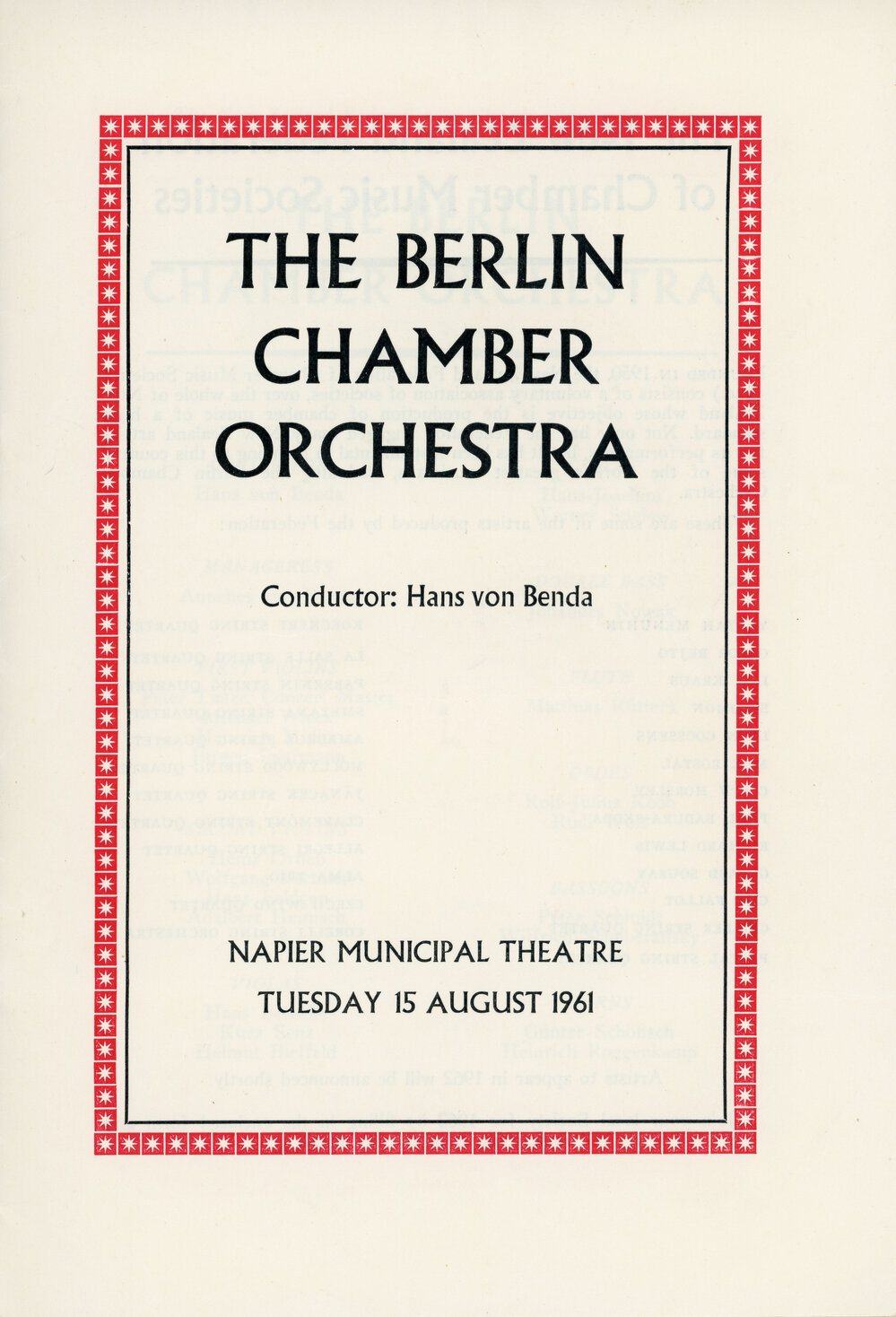 The Berlin Chamber Orchestra