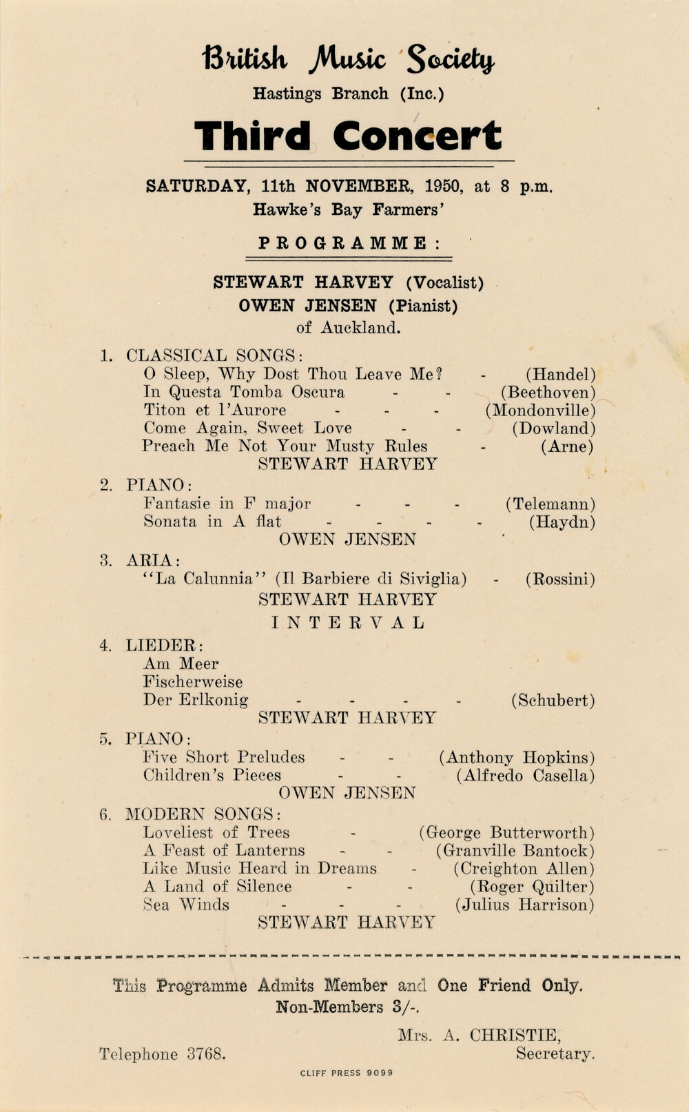 British Music Society Hastings Branch (Inc)