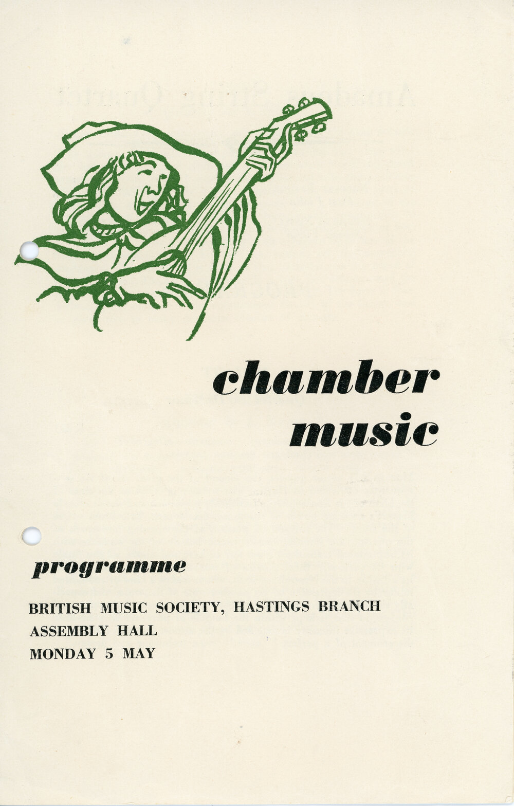 Chamber Music Concert Programme