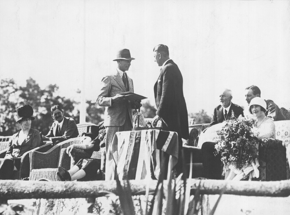 Presentation of Address to Duke and Duchess of York