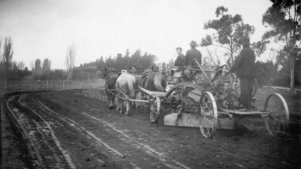 Grader at Fernhill