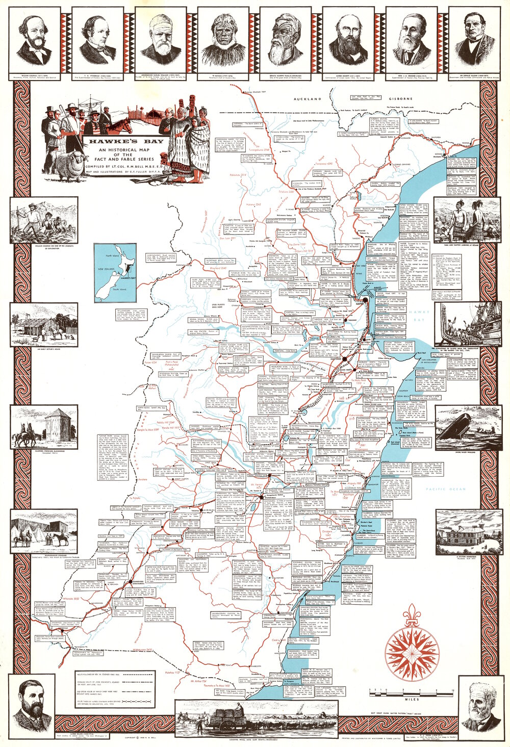 Hawke's Bay Fact and Fable Map