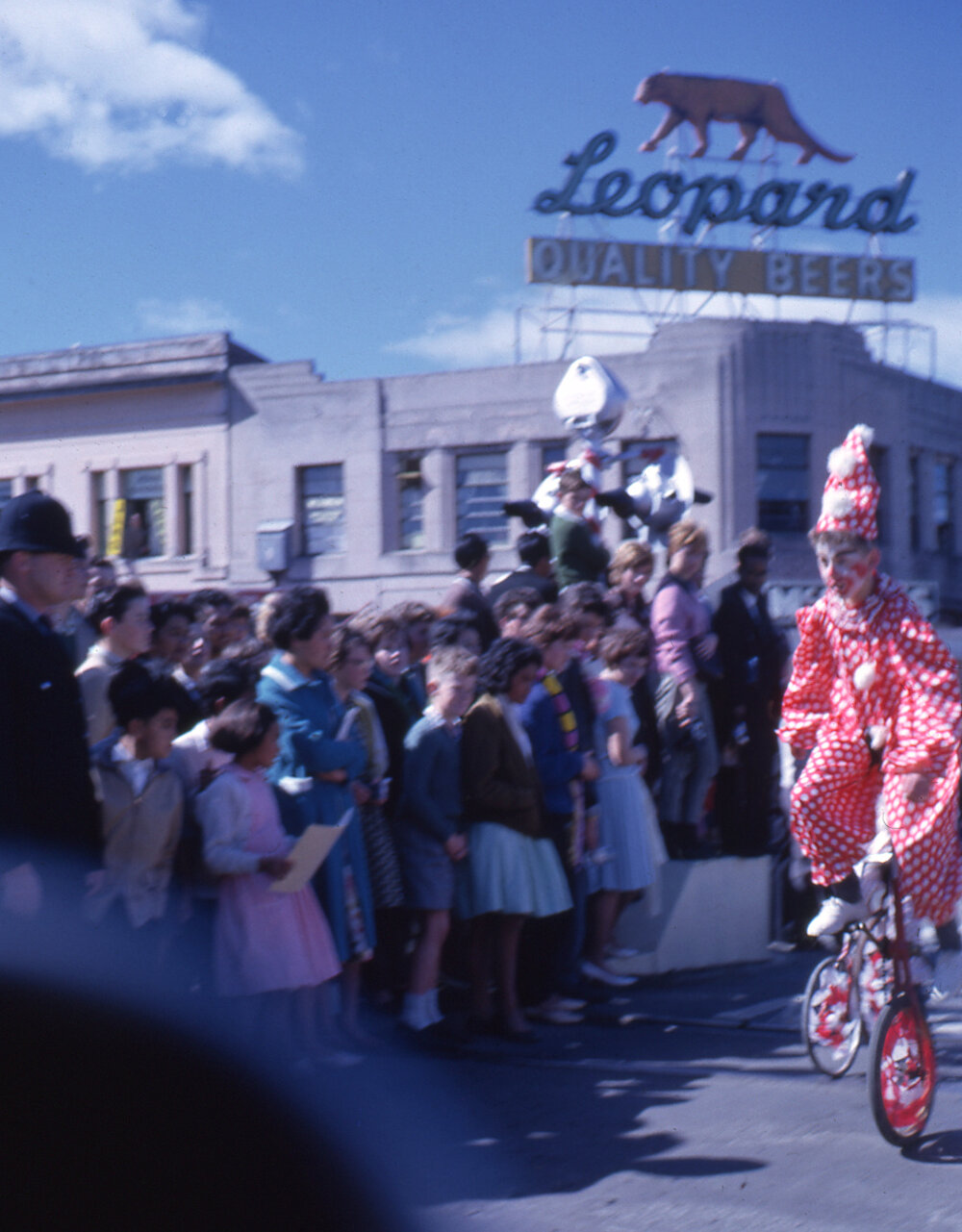 Clown in Blossom Parade 1962