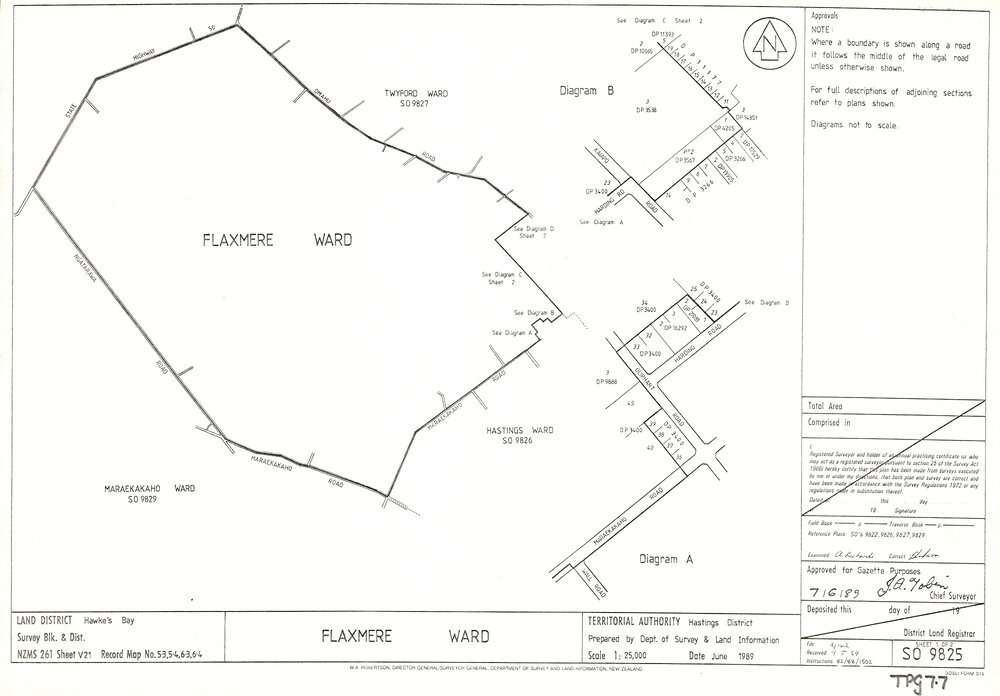 Boundary Map of Flaxmere Ward