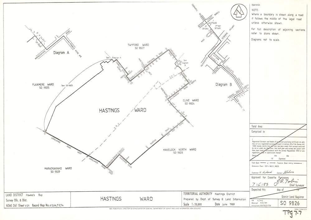 Boundary Map of Hastings Ward