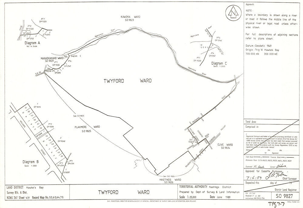 Boundary Map of Twyford Ward