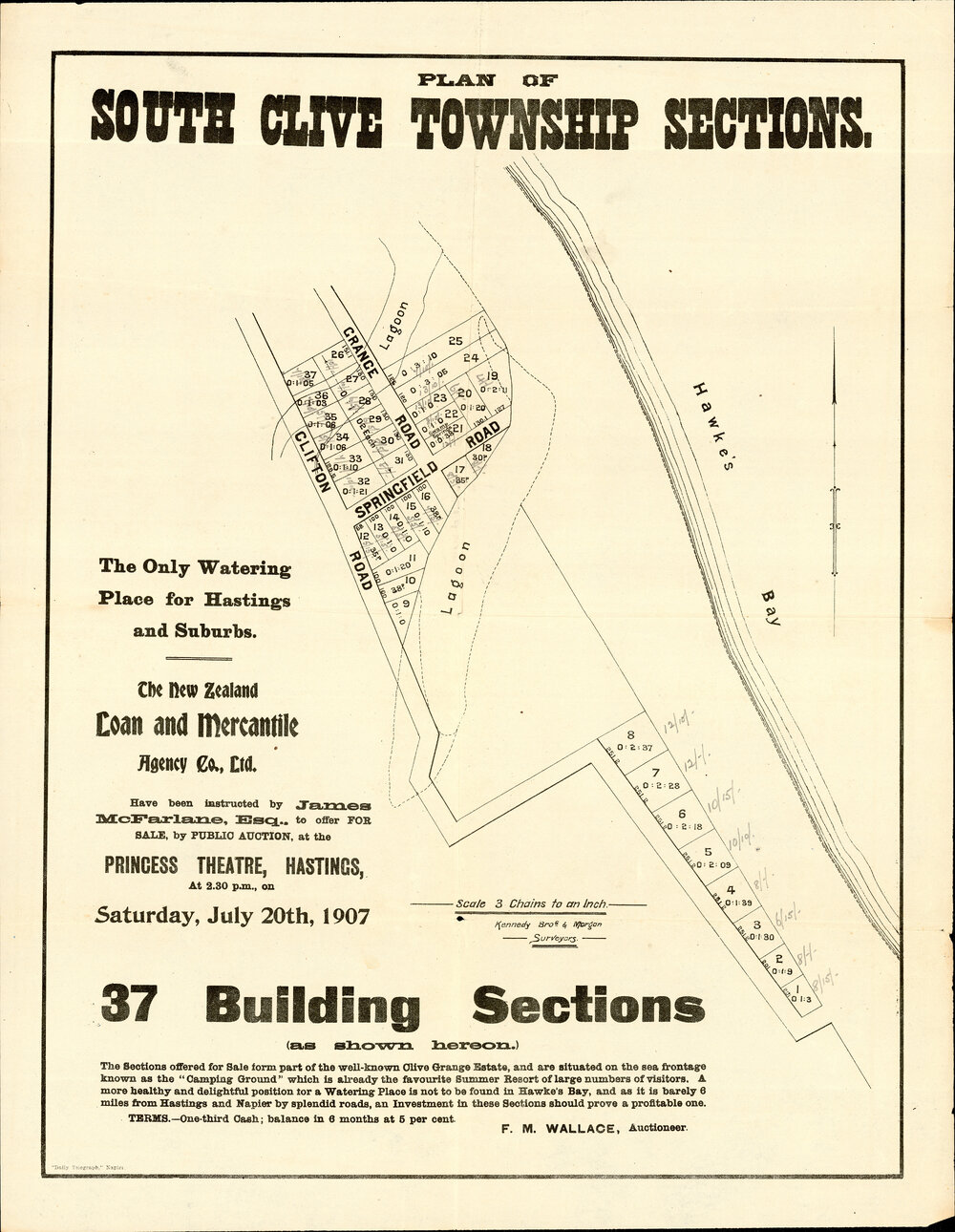 Plan of South Clive Township