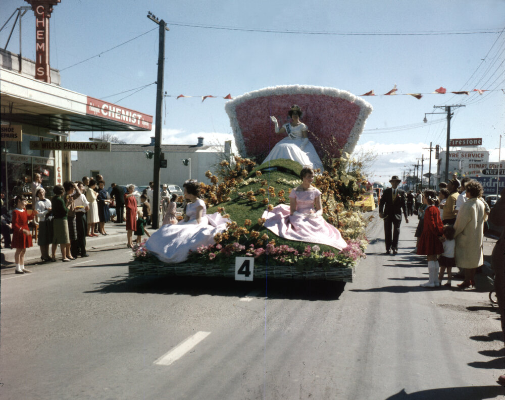Blossom Queen Float 1962