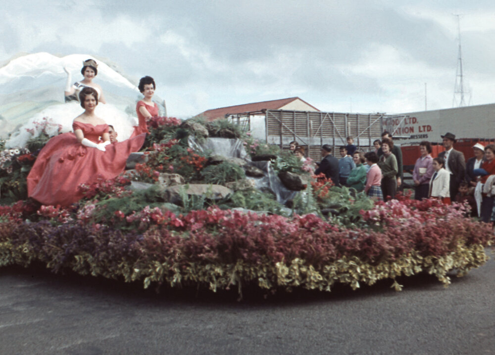 Blossom Queen Float 1961