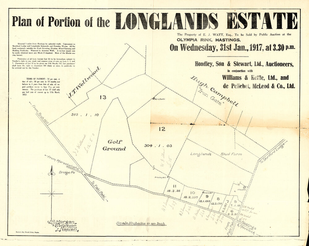 Plan of Portion of Longlands Estate