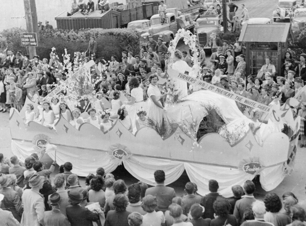 Commerce Carnival Queen Float 1952