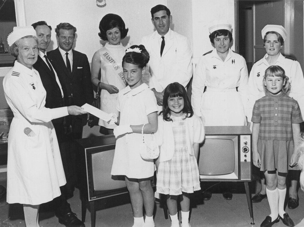 Hospital Receives Television Sets 1969