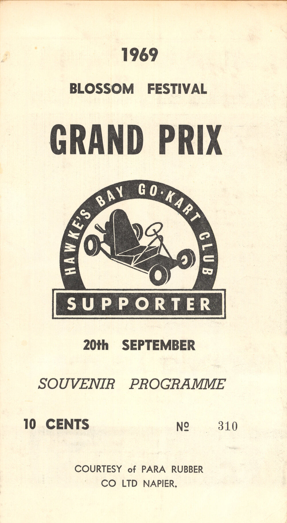 Grand Prix Souvenir Programme