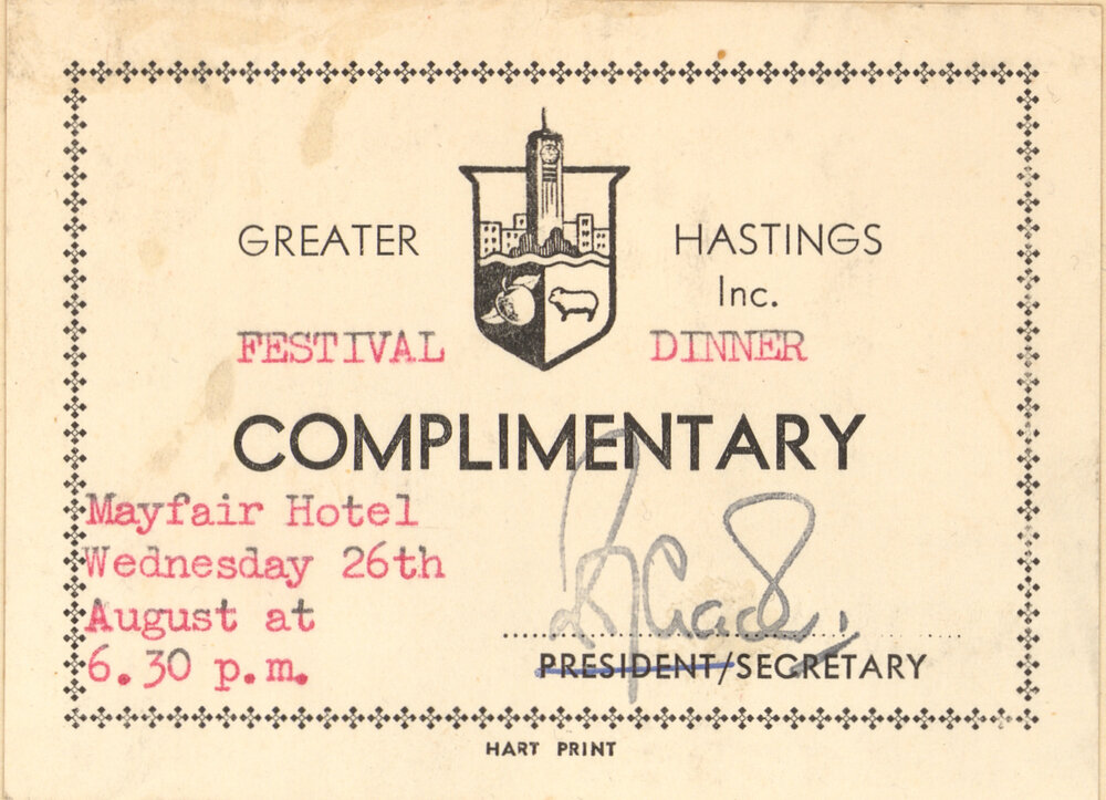 Complimentary Tickets