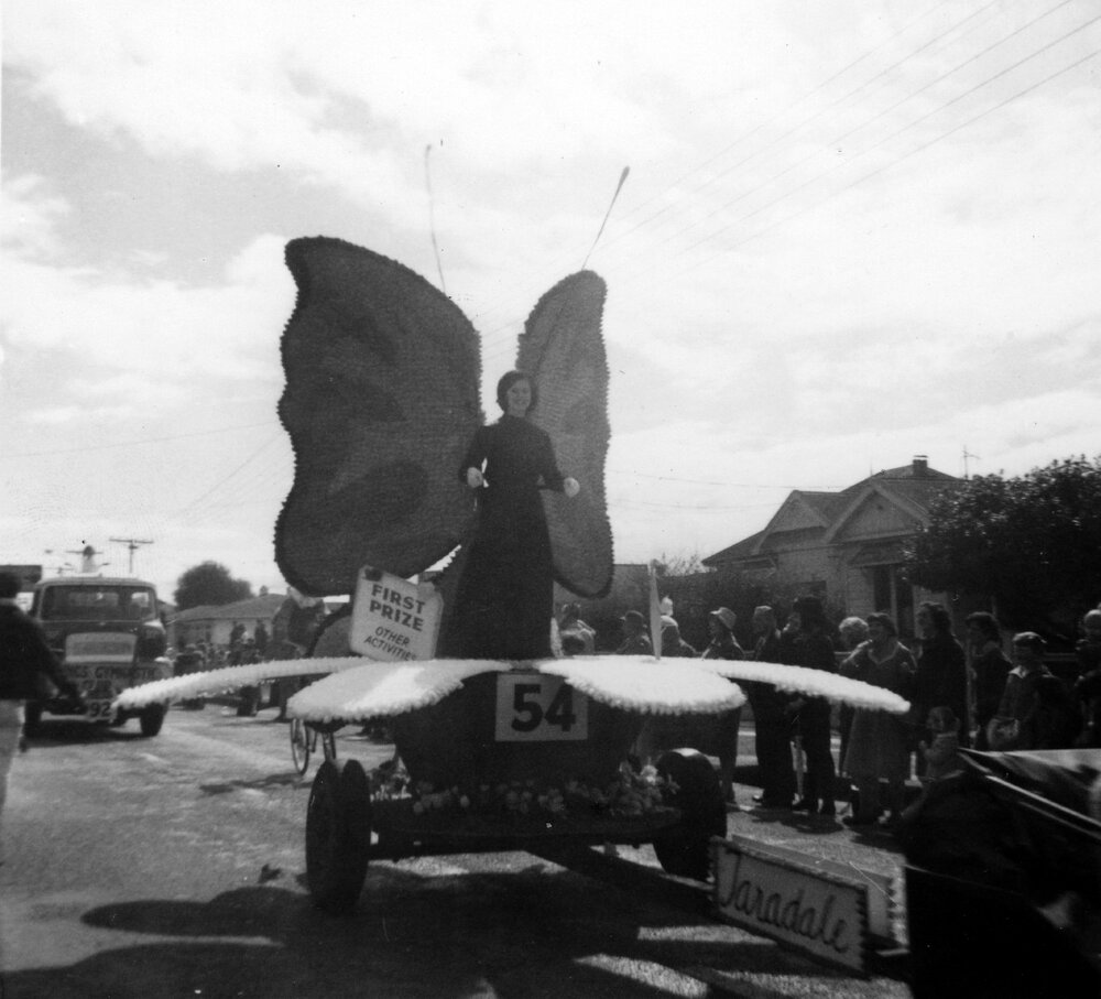 Taradale's Butterfly Float 1965