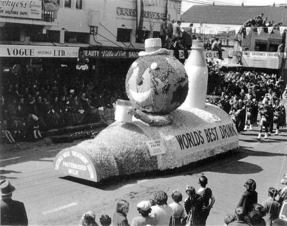 Milk Treatment Float 1956