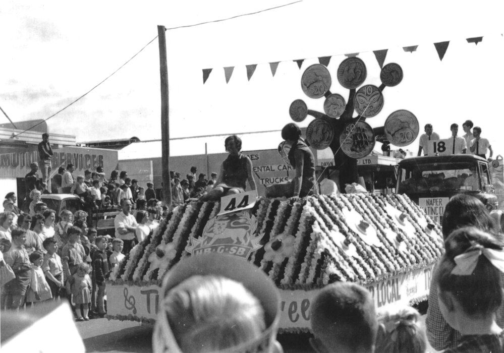 Hawkes Bay and Gisborne Savings Bank Float 1967