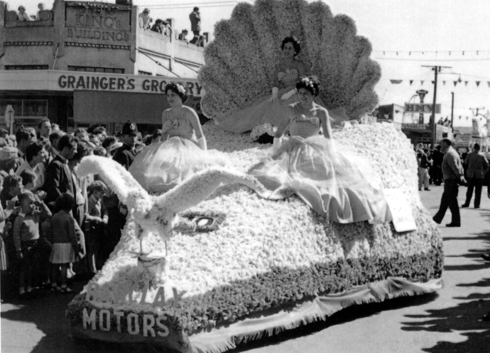 Barclay Motors Float 1959