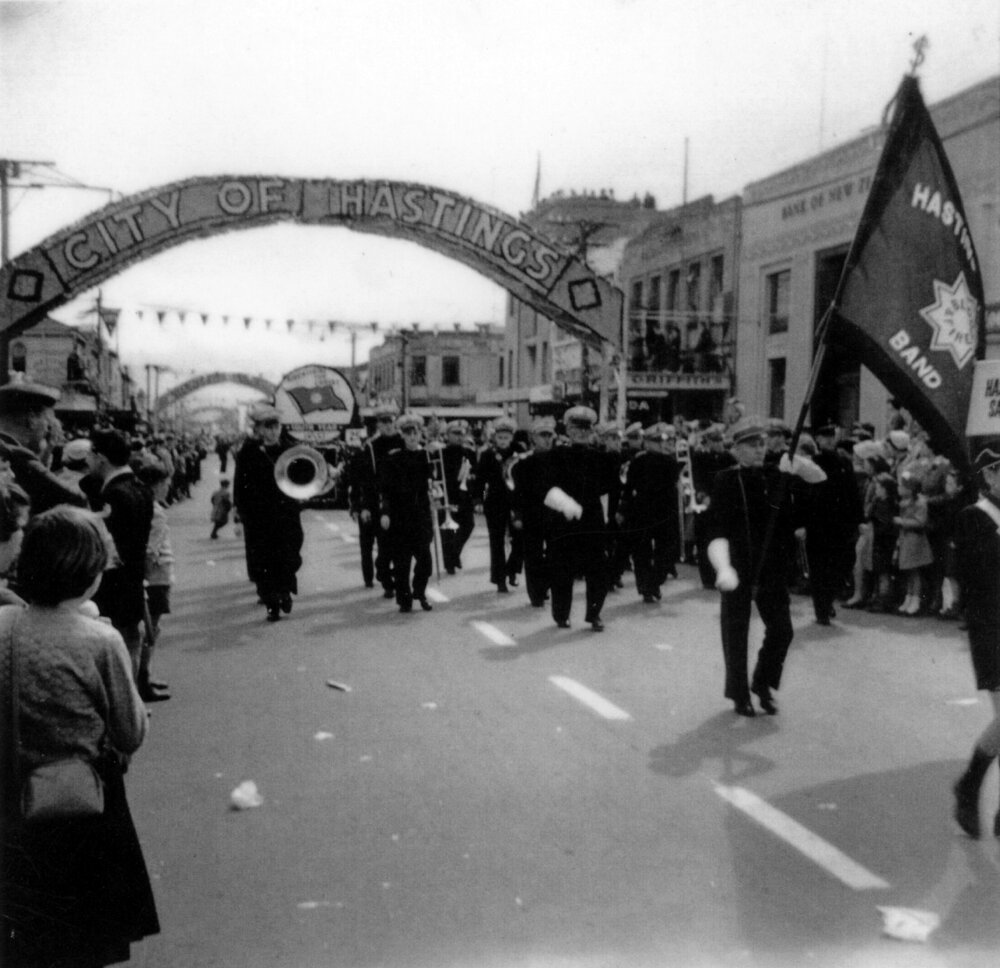 Hastings Salvation Army Band 1957
